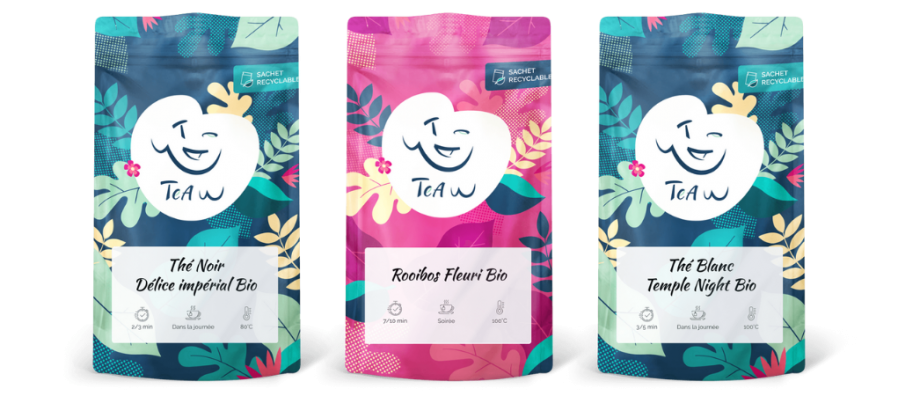 Pack thes et rooibos fleuri