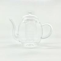 Théière en verre transparent pour fleur de thé magique